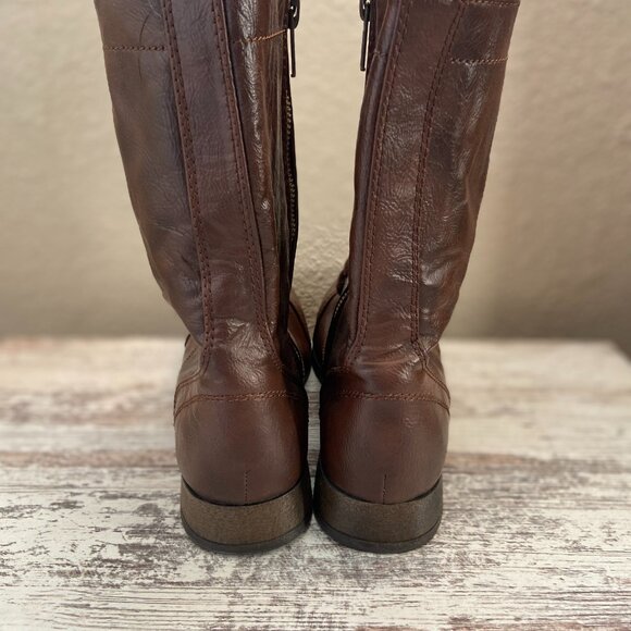 Brown Casual Combat Boot by Mossimo Supply Size 7.5 - Picture 4 of 6